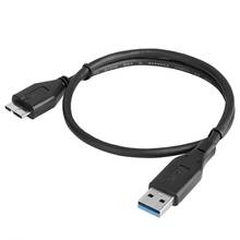 Высокоскоростной Кабель USB 3,0 типа «папа» к USB 3,0 Micro B, переходник для внешнего жесткого диска, HDD 2024 - купить недорого