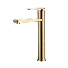 Bathroom Basin Faucets Brushed Gold Solid Brass Sink Mixer Hot & Cold Single Handle Deck Mounted Lavatory Taps Black/Chrome 2024 - buy cheap