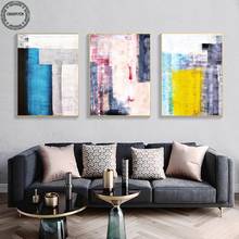 Minimalist Colorful Graffiti Poster Modern Abstract Canvas Painting Wall Art Print Decorative Pictures for Living Room Bedroom 2024 - buy cheap