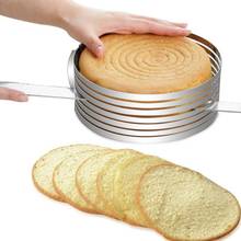 Adjustable Cake Cutter Slicer Stainless Steel Round Bread Cake Slicer Cutter Mold Cake Tools DIY Kitchen Baking Accessories 2024 - buy cheap