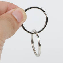 AIJJU 100 Pcs 1.6x30mm Silver  key ring round key ring Silver circle ring Connection alloy metal shoes bags Belt Buckles DIY 2024 - buy cheap