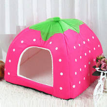 Strawberry House Nest Small Pet Animal Guinea Pig Hamster Bed House Nest Winter Warm Squirrel Rabbit Chinchilla Rat Bed 2024 - buy cheap