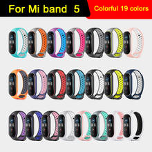 For xiaomi mi band 5 strap Silicone Soft TPU smart Wristband replacement sport straps my band strap strap my band 5 Bracelet 2024 - buy cheap