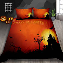 Thumbbedding-Juego de cama individual, funda de edredón para la noche de Halloween, desierto, regalos para festivales, King y Queen, oferta 2024 - compra barato