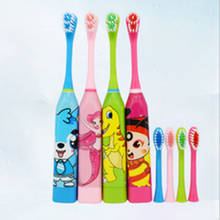 Crianças dos desenhos animados sonic escova de dentes elétrica higiene oral cuidados com os dentes crianças remover manchas de escova de dentes cavidades 2024 - compre barato