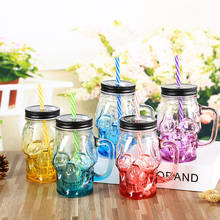 Halloween Skull Gradient Glass Cup Wine Glasses Drink Milk Cup Tea Cup Water Cup Cocktail Glass Halloween Decoration Wine Glass 2024 - buy cheap
