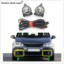 Luz LED antiniebla delantera para coche, lámpara con cable, para VW Golf 5, A5, MK5, 2004, 2005, 2006, 2007, 2008, 2009, 2 unidades 2024 - compra barato