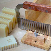 Нож для мыла из твердой древесины лезвия из нержавеющей стали краситель для мыла наборы инструментов DIY наборы мыла волнистые инструменты для резки 2024 - купить недорого