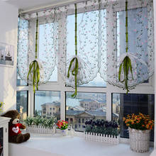Roman Curtain Exquisite Embroidered Voile Sheer Curtains for Kitchen Living Room Bedroom window Decorative Curtains 2024 - buy cheap