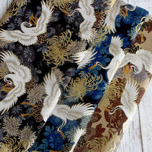Guindaste estilo japonês 50x145cm, tecido de borboleta em algodão para faça você mesmo, bolsa de toalha, costura, artesanato, patchwork, acolchoado 2024 - compre barato