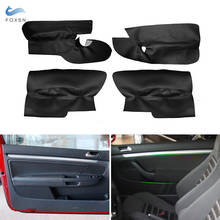 LHD only 3 doors Car Styling Microfiber Leather Door Armrest Panel Cover Trim For VW Golf 5 MK5 2005 2006 2007 2008 2009 2010 2024 - buy cheap
