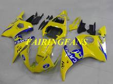 Injection mold Fairing body kit for YAMAHA YZFR6 03 04 05 YZF R6 2003 2004 2005 YZF600 ABS Yellow Fairings bodywork+gifts YJ04 2024 - buy cheap