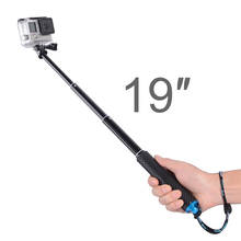 Palo de selfi portátil, monopié extensible para GoPro Hero 9 8 7 6 5 Yi 4K Sjcam M10 Sj8 Eken H9 DJI Cámara Osmo Go Pro, accesorio 2024 - compra barato