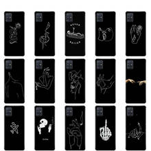 For Samsung Galaxy A51 Case Silicon phone Back Cover For Samsung A51 A515 6.5inch bumper coque Soft copas black cute 2024 - buy cheap