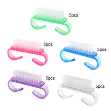 5pcs Nail Brush Handle Cleaning Brush Kids Pedicure Brushes for DIY Nail Art 2024 - buy cheap