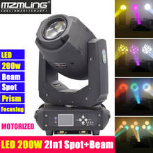 Led 200w 2in1 RGBW Beam/Spot Light DMX512 Moving Head Light Professional DJ /Bar /Party /Show /Stage Light LED Stage Machine 2024 - buy cheap