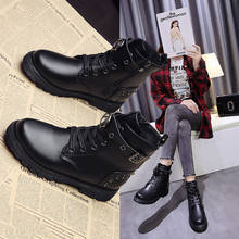 2021 Autumn Winter Women Boots zipper rivet Boots  women winter boots ankle boots women's shoes Round Toe Shoes 2024 - buy cheap