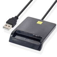 X01 USB считыватель смарт-карт для банковских карт IC/ID считыватель карт EMV Высокое качество для Windows 7 8 10 Linux OS USB-CCID ISO 7816 2024 - купить недорого
