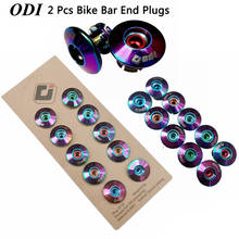 ODI Bicycle Handlebar Cover Bike Bar End Plugs aluminum alloy Colorful Plating Bicycle Grip Anti-slip Firm Handlebar Caps 2024 - buy cheap