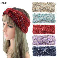 PROLY New Vintage Headband For Adult Center Knot Knitted Turban Casual Hair Band Women Hair Accessories Wholesale 2024 - buy cheap