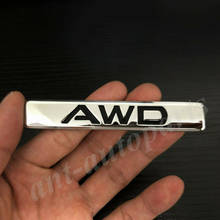 Emblema de metal awd, para-choque do carro, porta traseira, decalques, adesivo 4wd 4x4 suv 2024 - compre barato