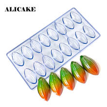 16 Holes Nut 3D polycarbonate chocolate moulds Cake Form Chocolate Bar Molds Plastic Bakery Tools 2024 - buy cheap