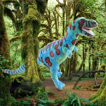 New Big Size Simulation Dinosaur Real Life Stuffed Plush Toy Super Tyrannosaurus Birthday Gift Doll Toys for Children Juguetes 2024 - buy cheap