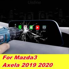 Pantalla de visualización para coche, película de vidrio templado HD, película transparente, pegatina, accesorios de decoración, para Mazda3, Mazda 3, Axela, 2019, 2020 2024 - compra barato