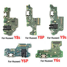 100% оригинальное зарядное устройство USB док-разъем зарядный порт плата гибкий кабель для Huawei Y7P Y6S Y6P Y8P Y8S P40 Lite 5G / P40 Lite E 2024 - купить недорого