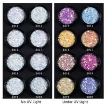 Polvo de Mica que cambia de Color UV, lentejuelas reactivas, resina, joyería, molde epoxi, Material para fabricación de joyas 2024 - compra barato