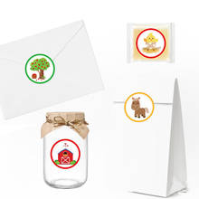 Sacos de papel de animais de fazenda, sacos de presente para festa de feliz aniversário, suprimentos de festa de bebê, caixa de doces com decoração adesiva 2024 - compre barato