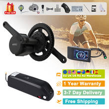 Bafang-Kit de Motor central para bicicleta eléctrica, batería Hailong de tubo descendente de 15.6Ah, 36V, 350W, BBS01B, BBS01 2024 - compra barato