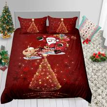 Polegares conjunto de cama para decoração de natal, conjunto mágico de edredom dos desenhos animados para o festival, queen 2024 - compre barato