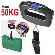 Portable Mini Digital Hand Held 50Kg 10g Fish Hook Hanging Scale Electronic Weighting Luggage Scale LED Display Balance Scales 2024 - buy cheap