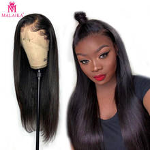 Malaika-peruca lace front lisa, cabelo humano, densidade 250, 13x4, remy 2024 - compre barato