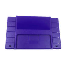 Purple color Game Cartridge Replacement Plastic Shell For NTSC SNES game card 16BIT game card Shell 2024 - buy cheap