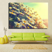 HD Print Sunflowers Canvas Wall Posters Large Size Beautiful Spring Scenery Canvas Art Painting For Living Room Kids Room Decor 2024 - buy cheap