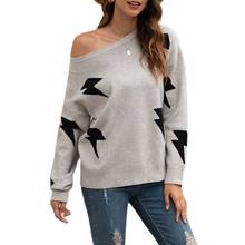 Spring New Hot Style Sweater Women European And American Style Printed Round Neck Sweater Drop Shipping 2024 - buy cheap