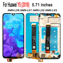 Сенсорный экран с цифровым преобразователем для Huawei Y5 2019 LCD 5,71 "AMN-LX1 LX2 LX3 LX9, рамка дисплея для Y5 2019, сменный ЖК-дисплей в сборе 2024 - купить недорого