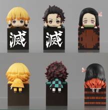 Demon Slayer Tanjirou Nezuko Zenitsu Q.ver Figure Toy Anime Kimetsu no Yaiba Demon Slayer Figure Nezuko Tanjirou Cute Toys 2024 - buy cheap