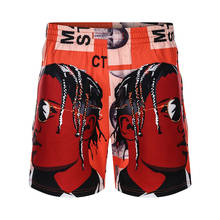 Pantalones cortos de playa para hombre, de secado rápido, con diseño de Hip Hop, transpirables, informales 2024 - compra barato