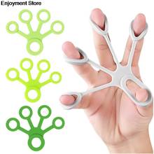 Silicone Hand Expander Finger Hand Grip Finger Training Stretcher Trainer Strength Resistance Bands Wrist Exercise Fitness 2024 - buy cheap