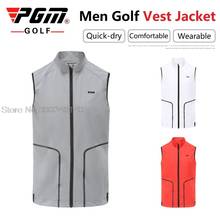 Одежда для гольфа Для мужчин с защитой от ветра от жилетка для гольфа Для мужчин s Full-Zip Куртки без рукавов для отдыха Спортивный жилет конкуренции форма на весну жилет 2024 - купить недорого