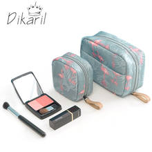 Dikaril Mini Solid Color Flamingo Cosmetic Bag Cactus Travel Toiletry Lipstick Storage Beauty Makeup Bag Cosmetic Bags Organizer 2024 - buy cheap