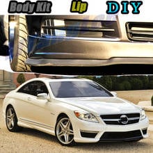 Car Bumper Lip Front Spoiler Skirt Deflector For Mercedes Benz CL MB C140 C215 C216 Tune Modified Body Kit VIP Hella Flush Lips 2024 - buy cheap