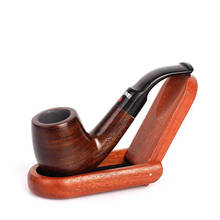 Tubo de grano de madera para fumar, nuevo filtro para fumar pipas de tabaco, regalos de Narguile, molinillo de regalo, boquilla para recarga 2024 - compra barato