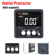 Updated Precision Digital Protractor Inclinometer Level Box Digital Angle Finder Bevel Box With Magnet Base 2024 - buy cheap