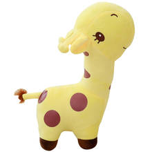 Dorimytrader Pop Cute Animal Giraffe Plush Sofa Soft Big Cartoon Deer Toy Leisure Chair Toy Kids Christmas Gift 100cm 130cm 2024 - buy cheap