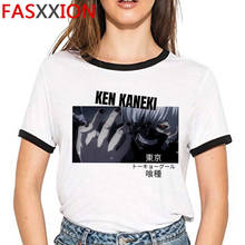 Camiseta de Tokyo Ghoul Kaneki Ken para hombre, camisa harajuku kawaii, Camisetas estampadas japonesas, camisetas de grunge, camisetas blancas harajuku 2021 2024 - compra barato