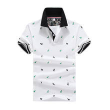 Мужская Повседневная рубашка-поло, однотонная дышащая рубашка-поло с короткими рукавами, одежда для деловых людей, Лидер продаж 2024 - купить недорого